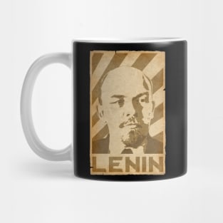 Vladimir Lenin Retro Propaganda Mug